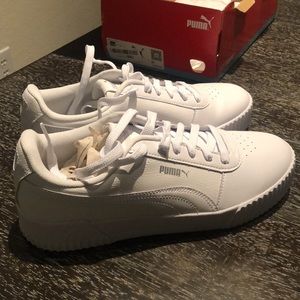 PUMA 10.5 Womens White Sneakers